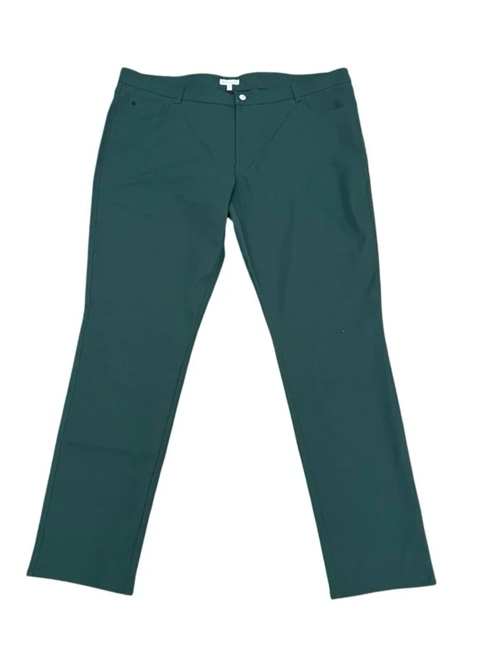 Peter Millar Crown Sport EB66 Performance 5 Pocket Green Men's 44 x 34 NWT